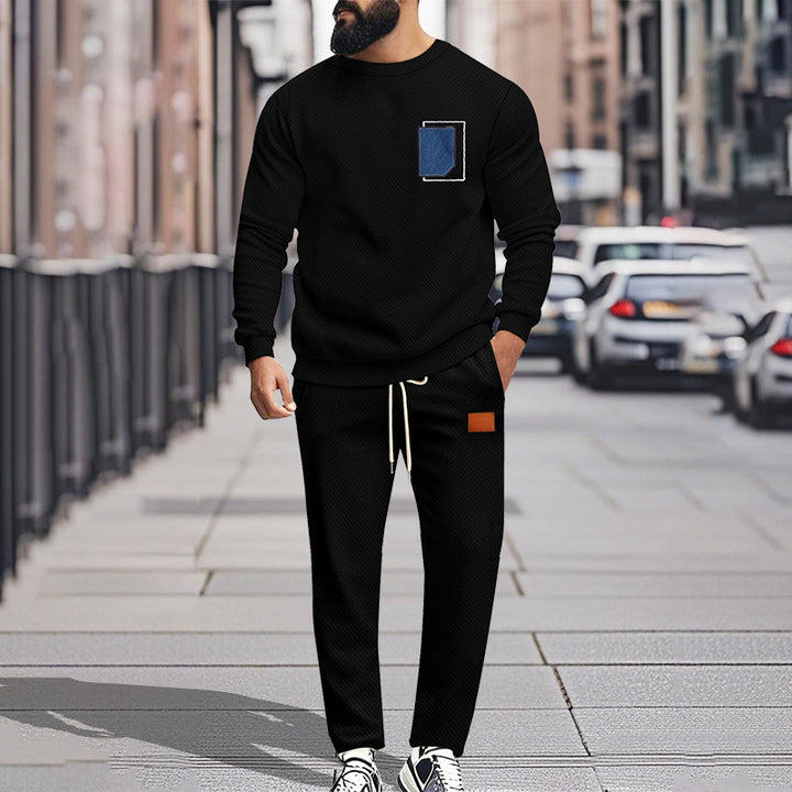 Herren Bequemer Freizeitanzug mit modischem Design und praktischen Taschen Echoarchiv