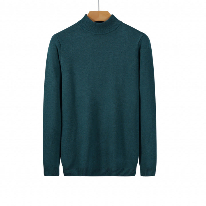 Damen Feinstrick-Stehkragenpullover aus Baumwollmix mit gerippten Bündchen Echoarchiv