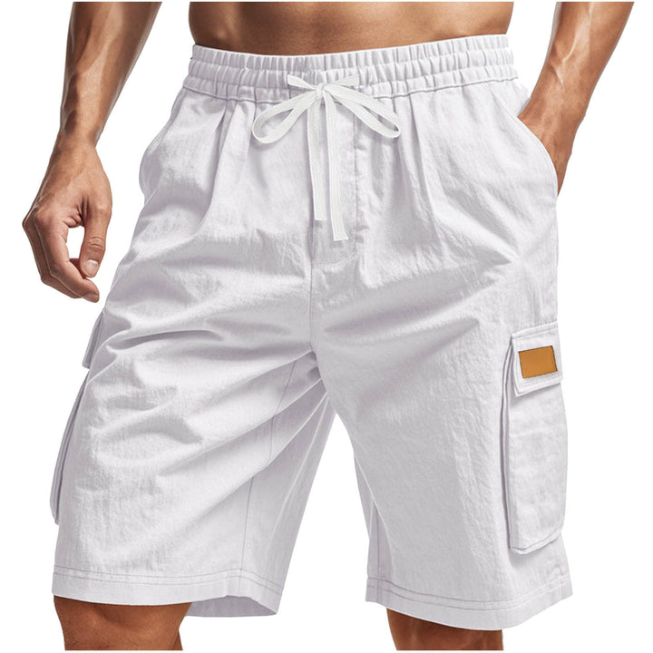 Herren praktische Cargo-Shorts mit elastischem Bund und seitlichen Taschen Echoarchiv