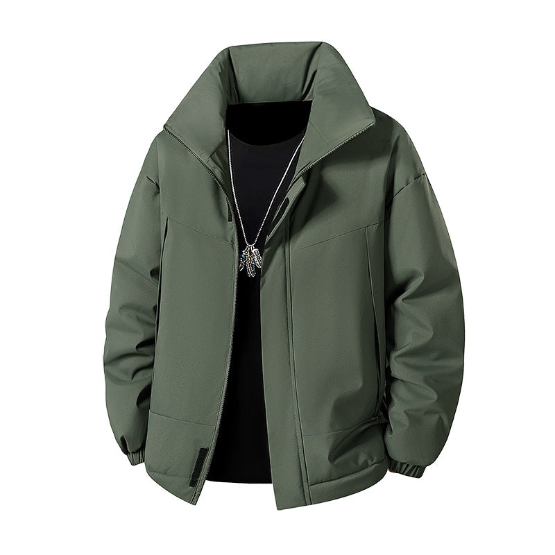 Herren Modische Übergangsjacke mit hohen Kragen Echoarchiv