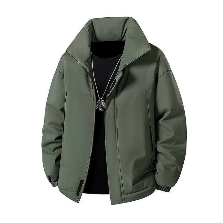 Herren Modische Übergangsjacke mit hohen Kragen Echoarchiv