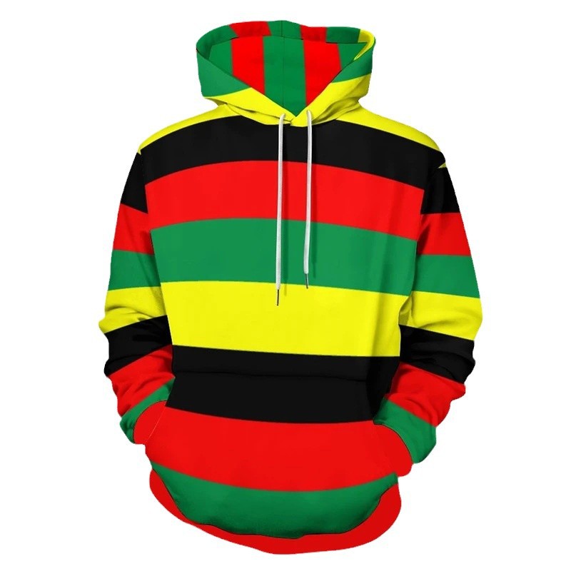 Damen Trendiger Kapuzenpullover mit kreativen Farbverlauf Echoarchiv