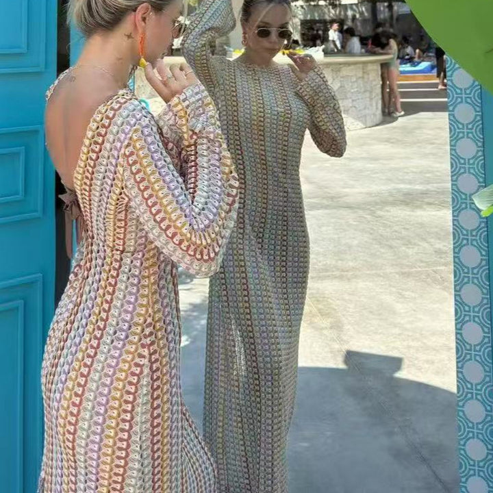 Damen Hüftlanges Strandkleid mit weiter Passform Echo Archiv