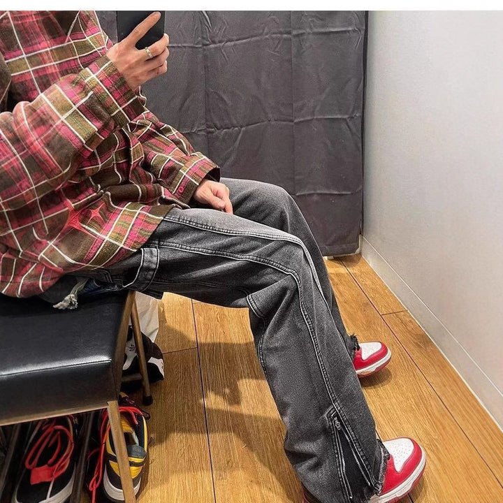 Herren Lässige Cargo-Jeans Echoarchiv