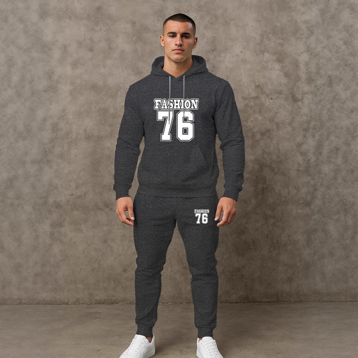 Herren Freizeit Hoodie und Jogginghose Set Echoarchiv