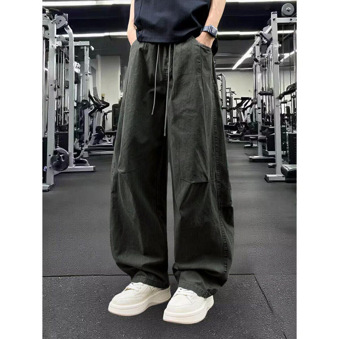 Herren Bequeme Cargo-Hose mit weitem Bein Echoarchiv