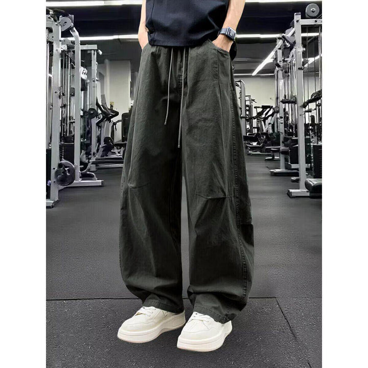 Herren Bequeme Cargo-Hose mit weitem Bein Echoarchiv