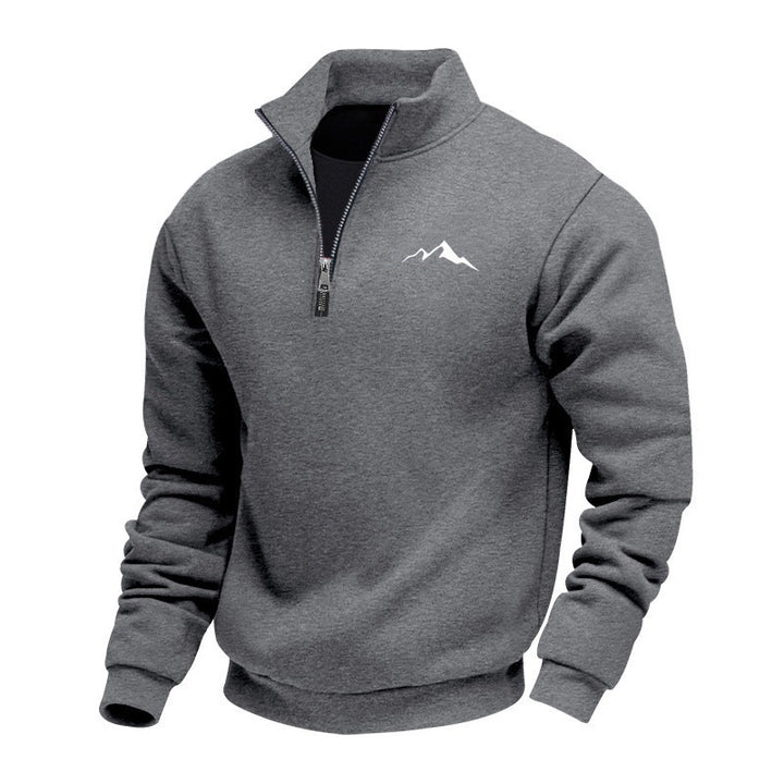 Herren Sweatshirt mit kurzem Reißverschluss Echoarchiv