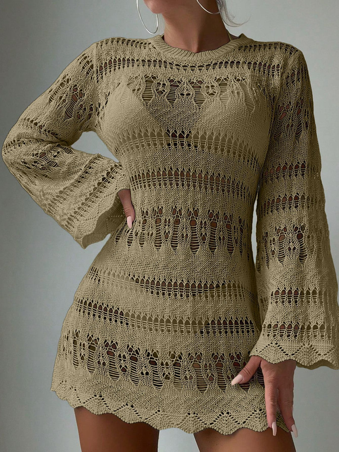 Damen modisches Häkelkleid Echo Archiv