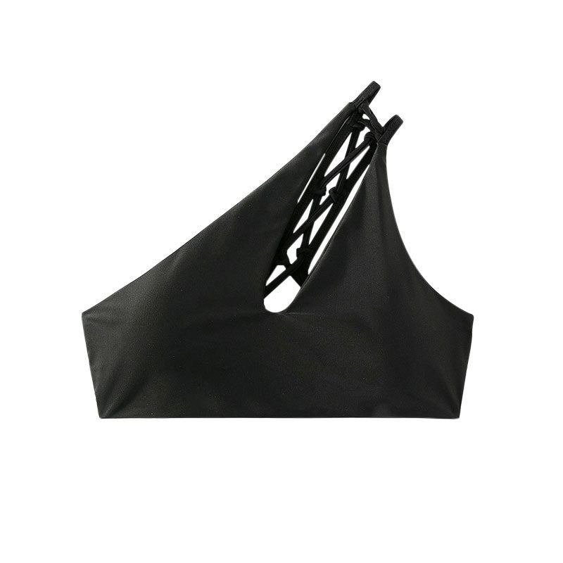 Damen Einseitiger Bikini-Top mit kreativem Schnitt Echo Archiv
