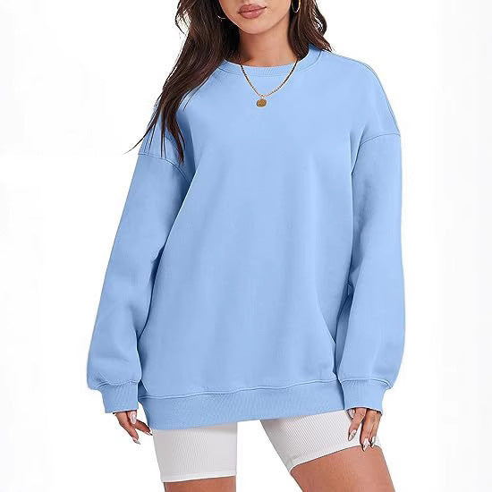 Damen nan extraweites Oversize-Sweatshirt mit überschnittener Schulter und angerautem Innenfutter Echo Archiv