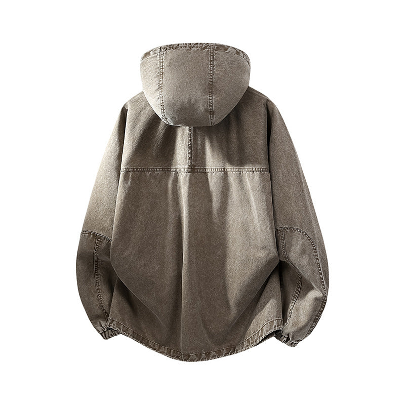 Herren Urban-Workwear Kapuzenjacke aus Canvas mit großen Stautaschen Echo Archiv