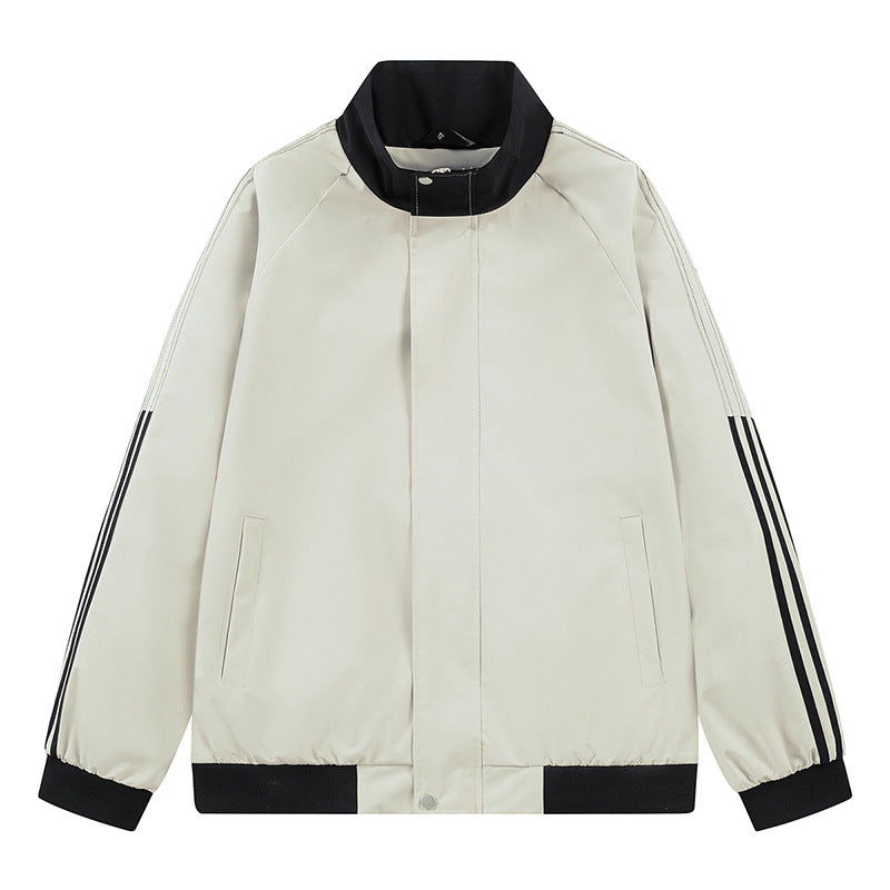 Herren Sportliche Übergangsjacke mit hohem Kragen Echo Archiv