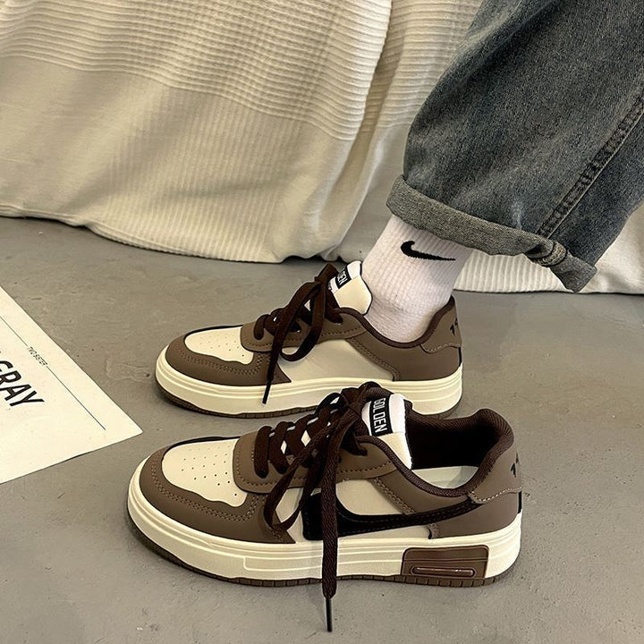 Damen Modische Sneaker mit sportlicher Plattform und Verschluss Echo Archiv
