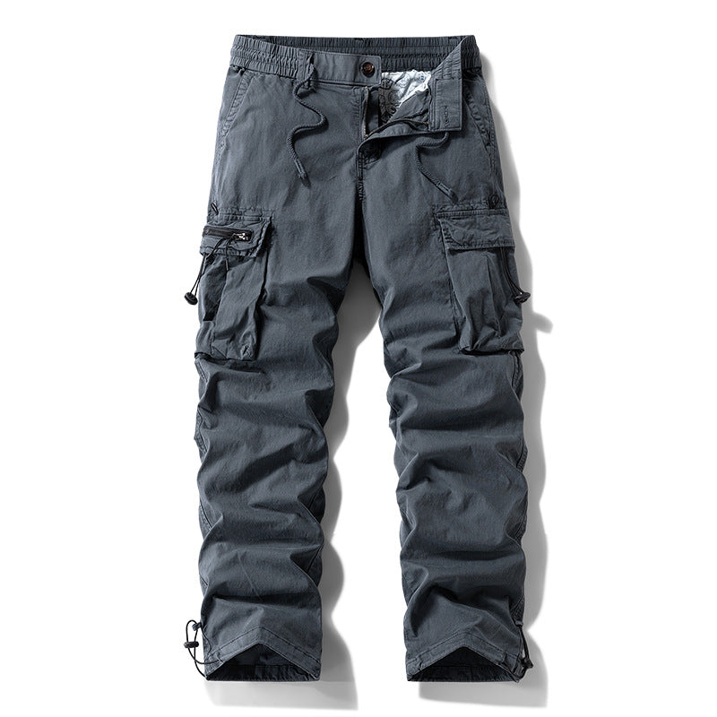 Herren Robuste Cargo‑Hose im Tactical‑Utility‑Stil mit elastischem Bund und Multifachtaschen Echo Archiv