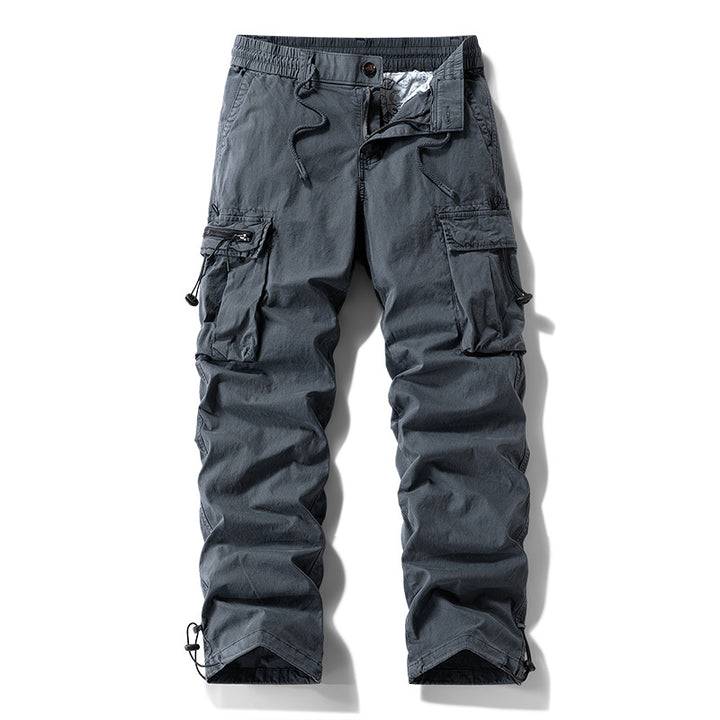 Herren Robuste Cargo‑Hose im Tactical‑Utility‑Stil mit elastischem Bund und Multifachtaschen Echo Archiv
