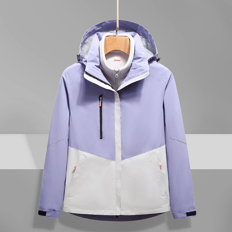 Herren Softshell-Outdoorjacke mit Kapuze, wind- und wasserdicht Echo Archiv
