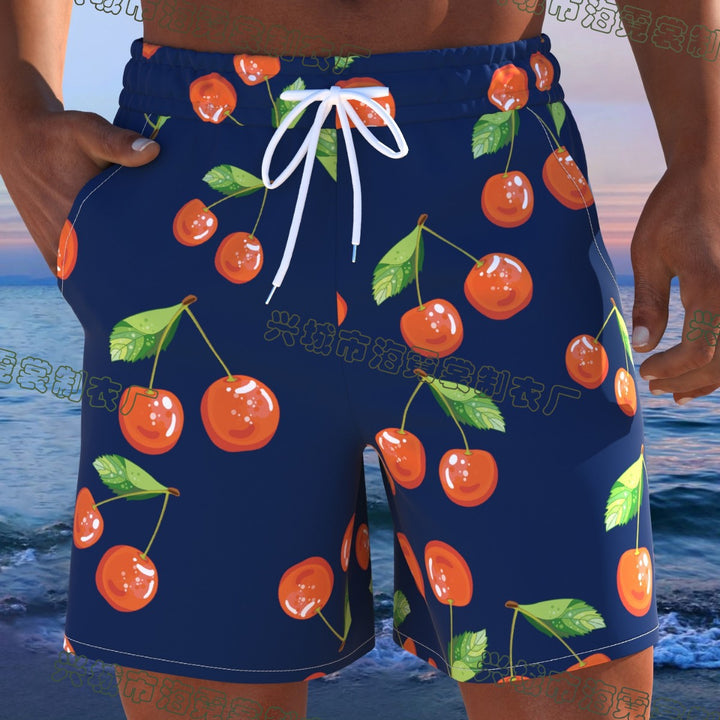 Herren Schwimmmode mit frischem Kirschdesign und bequemer Passform Echo Archiv