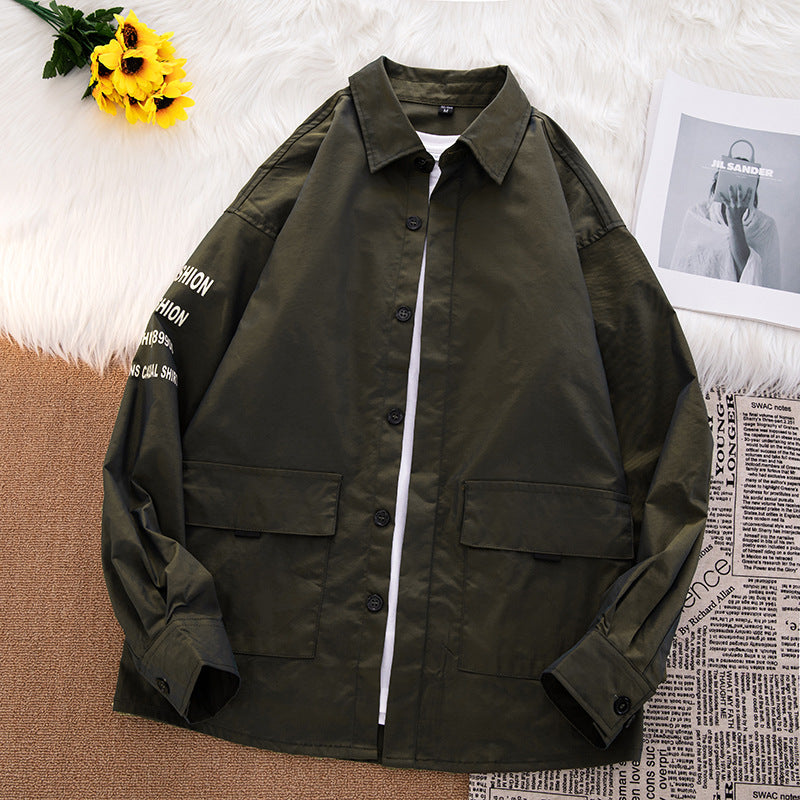 Herren modische Utility-Jacke mit praktischen Taschen Echoarchiv