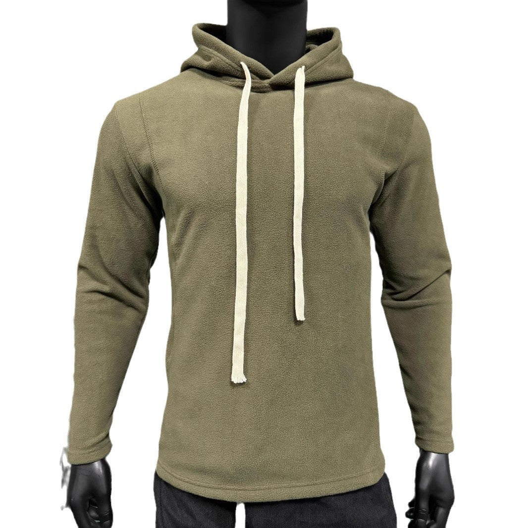Herren Fleece Kapuzenpullover mit modischem Schnitt und seitlichen Reißverschlüssen Echoarchiv