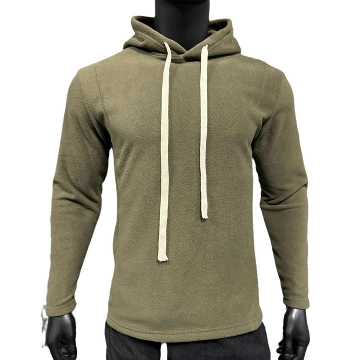 Herren Fleece Kapuzenpullover mit modischem Schnitt und seitlichen Reißverschlüssen Echoarchiv