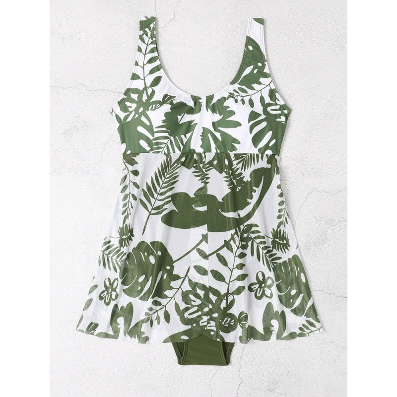 Damen Badeanzugkleid mit floralem Design und elegantem Schnitt Echo Archiv