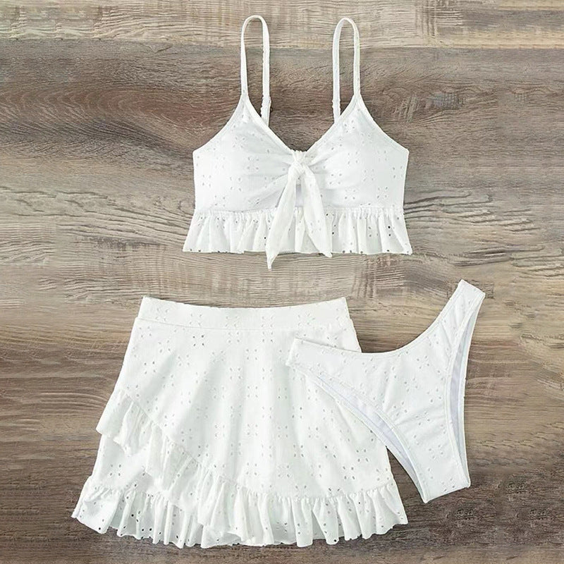 Damen Cropped Oberteil und Minirock Set Echo Archiv