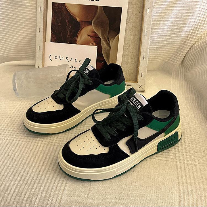 Damen Modische Sneaker mit sportlicher Plattform und Verschluss Echo Archiv