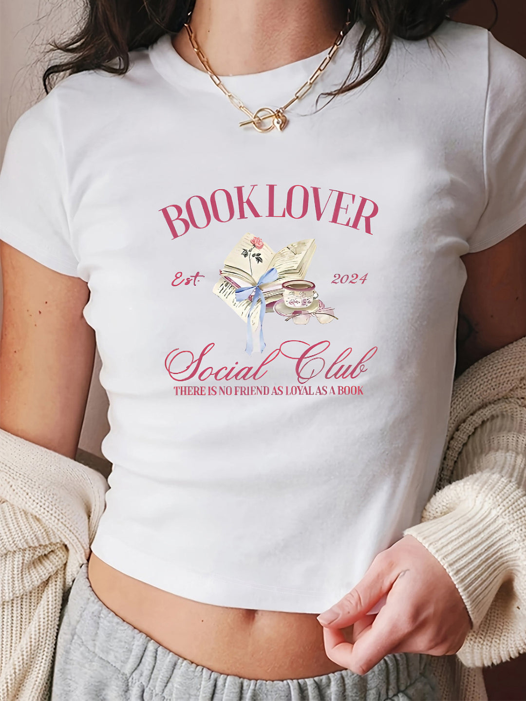 Damen T-Shirt mit künstlerischem Katzenmotiv Echo Archiv