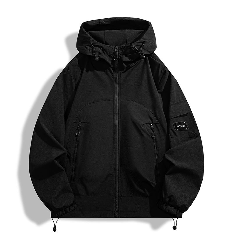 Herren Moderner Allwetter-Hoodie mit Wind- und Wasserabweisender Membran Echo Archiv