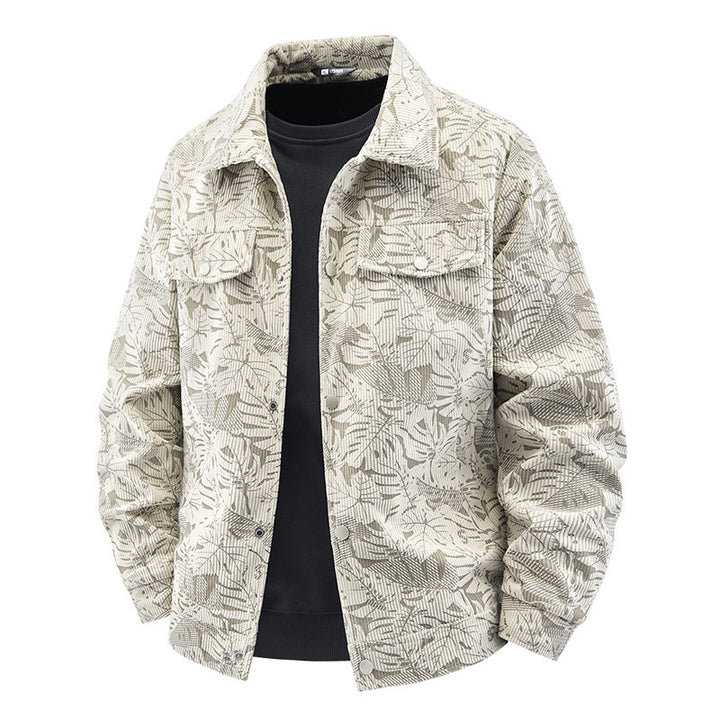 Herren Gemusterte Baumwolljacke Echo Archiv
