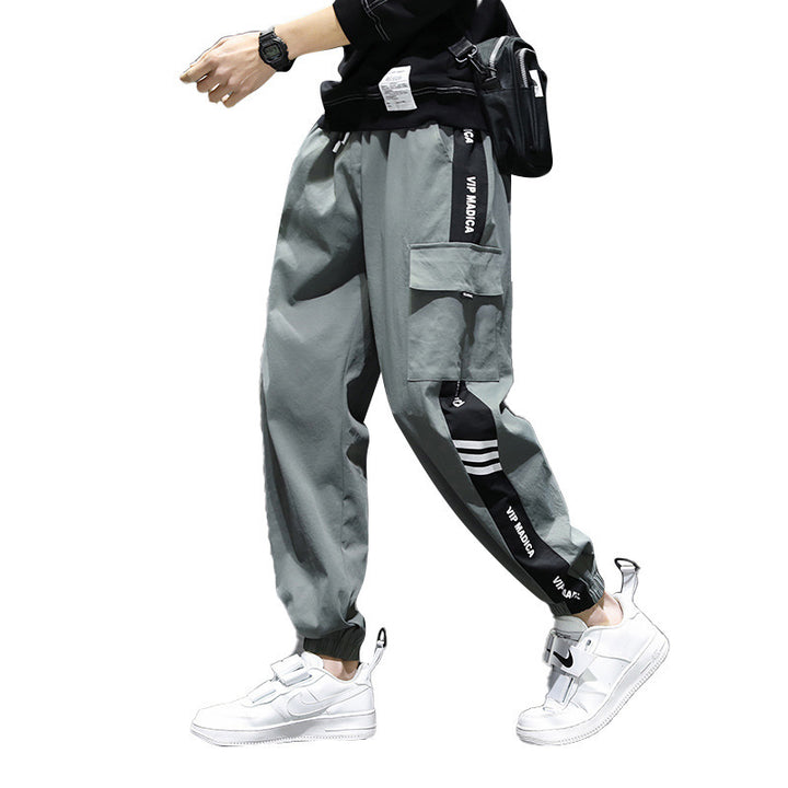 Herren Cargo-Hose mit seitlichen Taschen und elastischem Bund Echo Archiv
