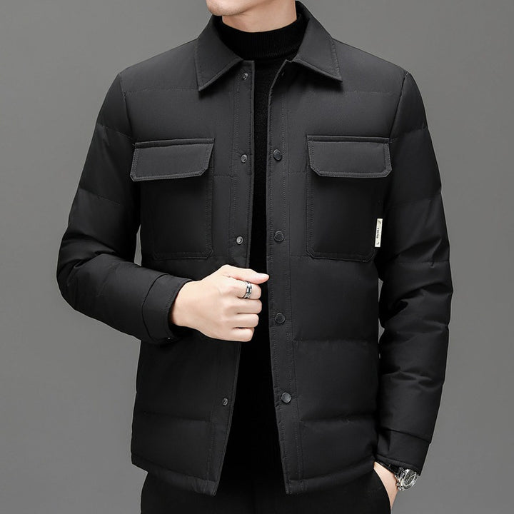 Herren leichte Steppjacke mit praktischen Taschen Echoarchiv