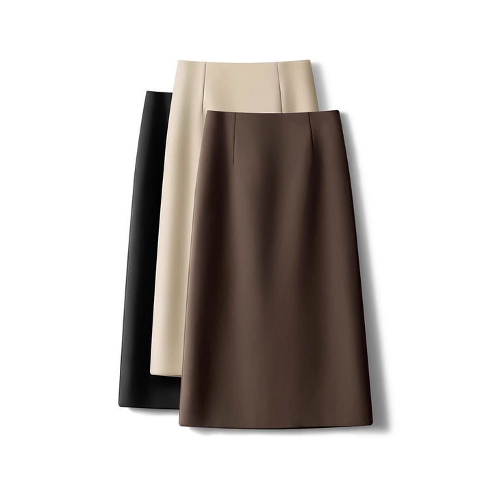 Damen Eleganter Hoch taillierter Bleistiftrock Echoarchiv