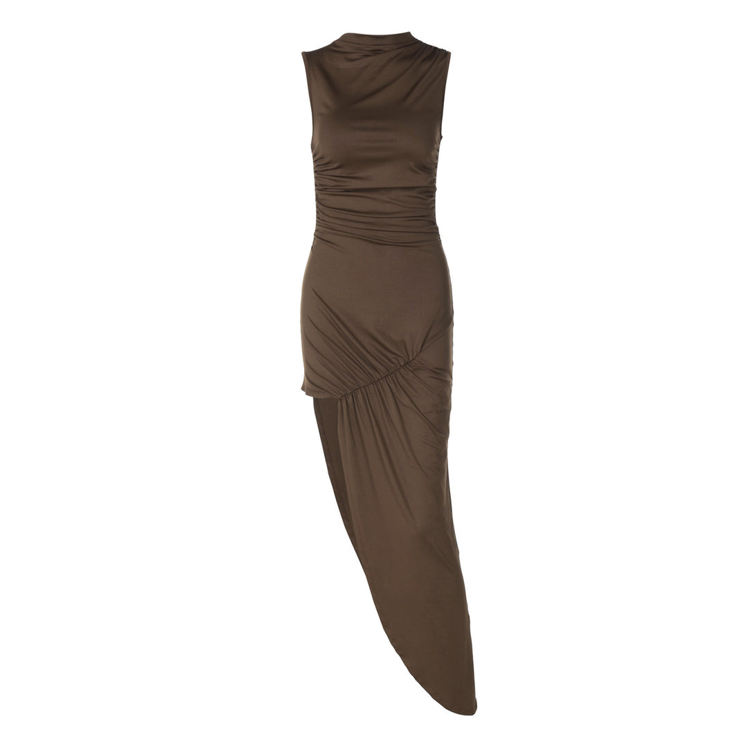 Damen Elegantes Wickelkleid mit asymmetrischem Saum Echo Archiv
