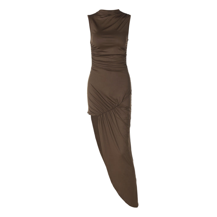 Damen Elegantes Wickelkleid mit asymmetrischem Saum Echo Archiv