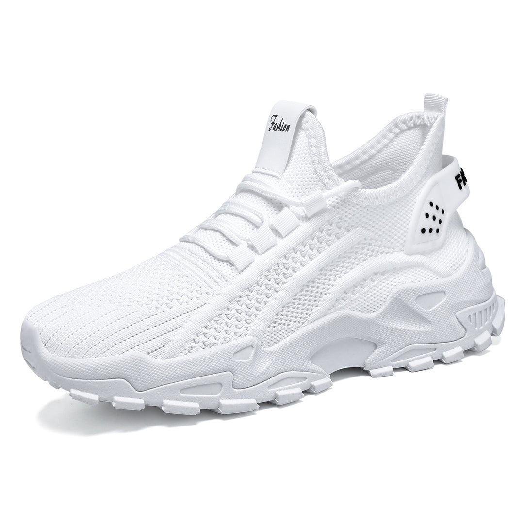 Unisex nan atmungsaktive Strick-Sneaker mit dicker Profilsohle und elastischem Slip-on Echo Archiv