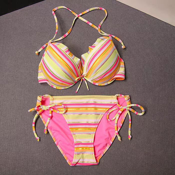 Damen Bikini-Set mit verspieltem Bindesystem und elegantem Volant Echo Archiv
