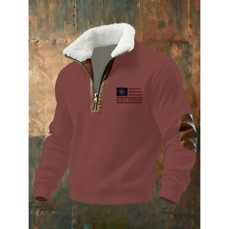 Herren Klassischer Kapuzenpullover mit Fleece-Detail Echoarchiv