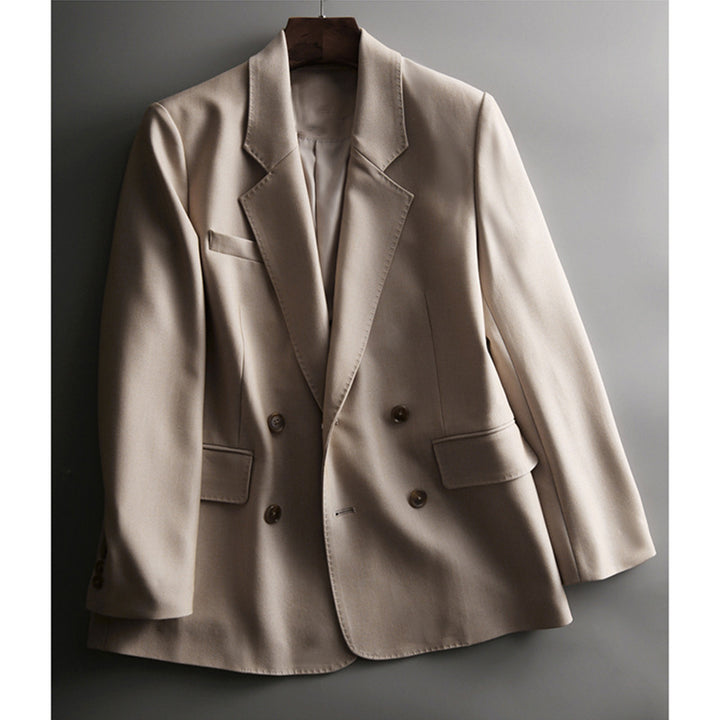 Damen Lässiger zweireihiger Blazer Echoarchiv
