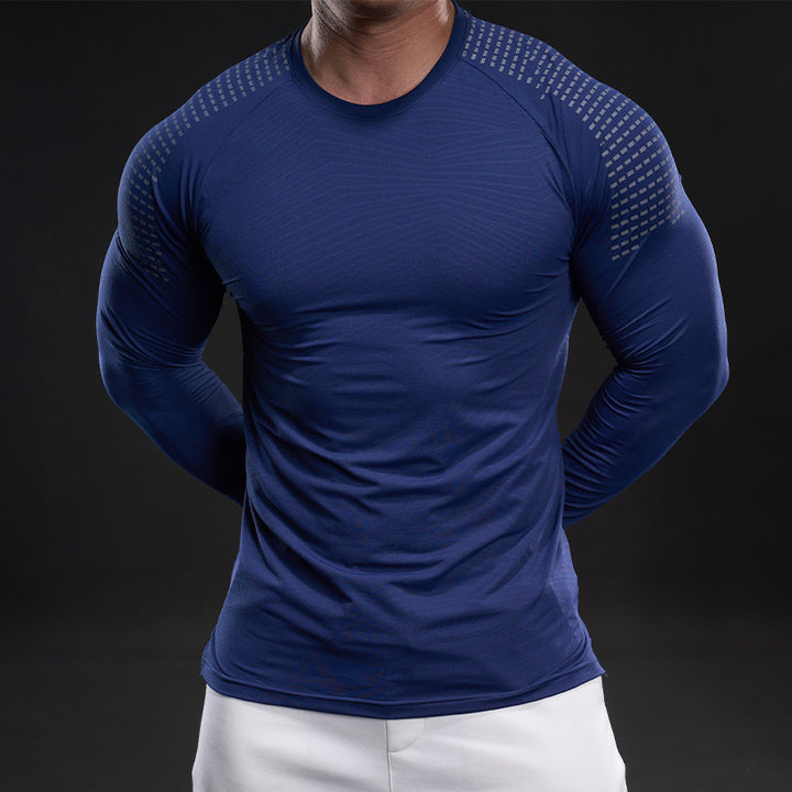 Herren funktionales Langarmshirt mit innovativer Mesh-Struktur Echoarchiv