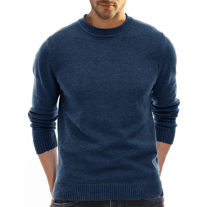 Herren Strickpullover mit moderner Passform und feiner Textur Echoarchiv