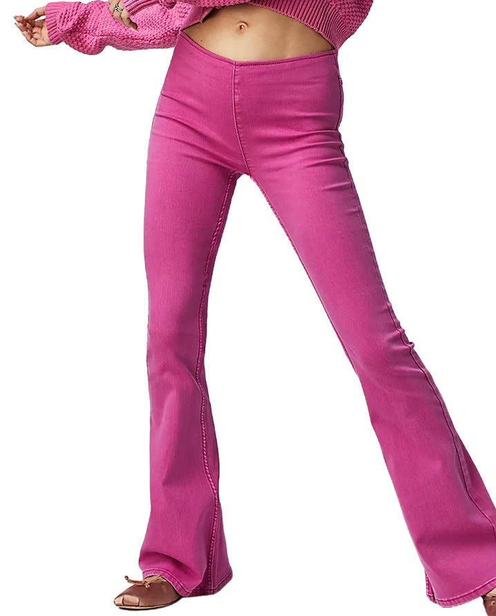 Damen Flared Jeans im lässigen Schnitt mit hohem Bund und formschmeichelnder Silhouette Echo Archiv