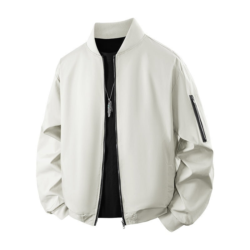 Herren Modische Übergangsjacke mit Reißverschluss Echo Archiv