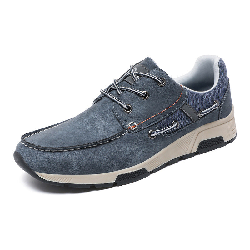 Herren nan Mokassin-inspirierter City-Sneaker mit profiliertem Gummisohlenprofil und gepolstertem Fersenkragen Echo Archiv