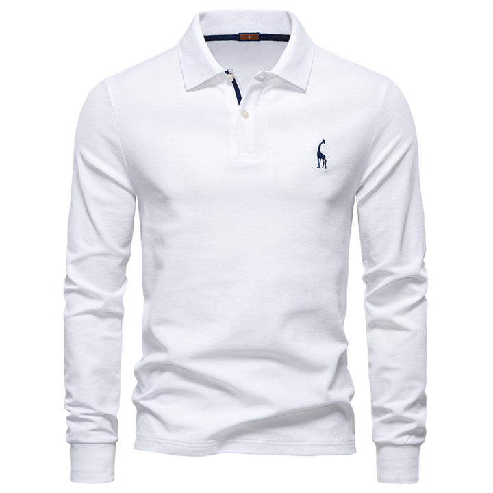 Herren Poloshirt mit klassischer Passform und kontrastierendem Kragen Echoarchiv