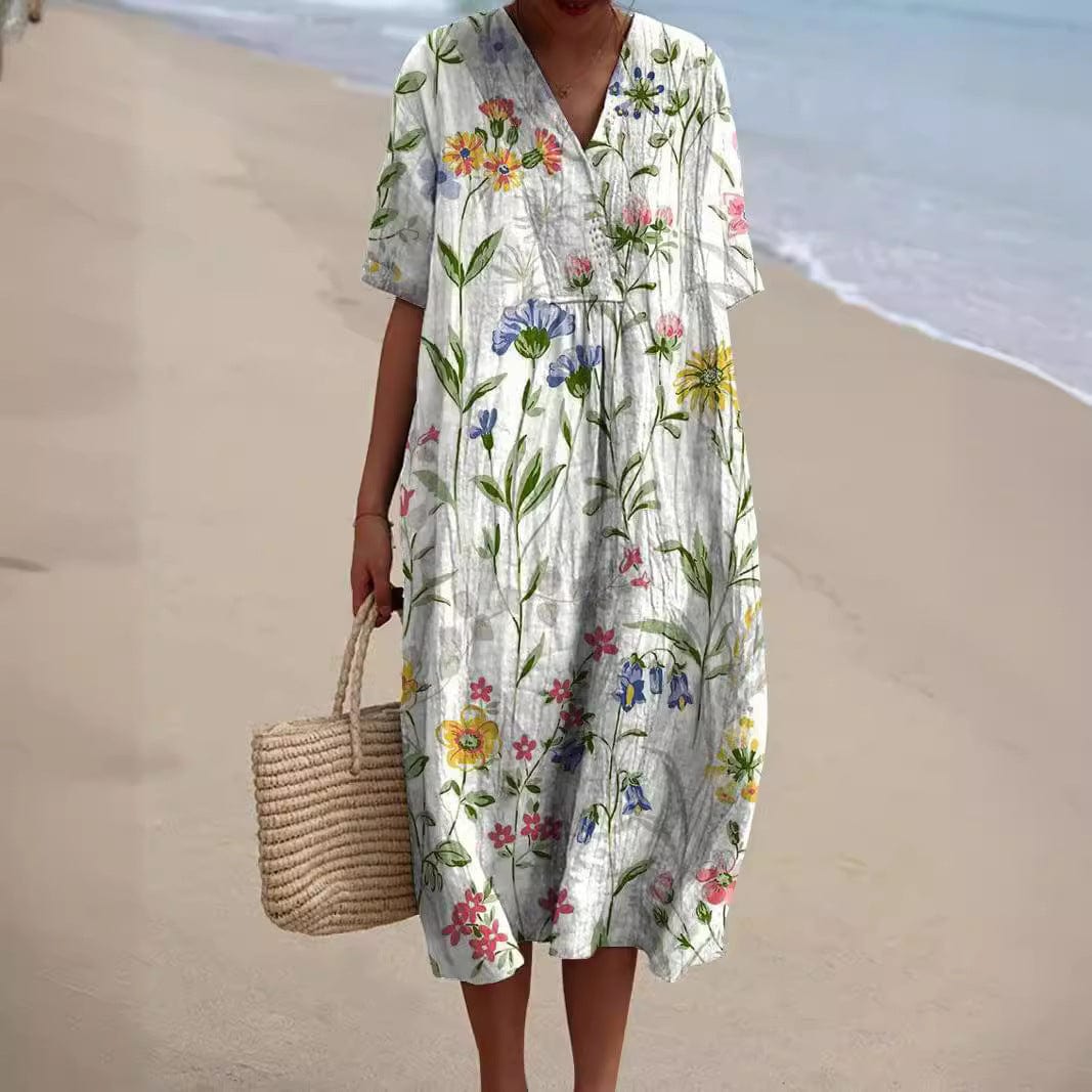 Echoarchiv | Bunte, Blumige Sommerkleid
