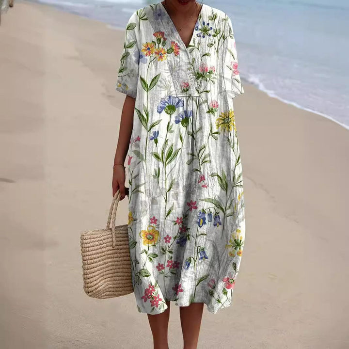 Echoarchiv | Bunte, Blumige Sommerkleid
