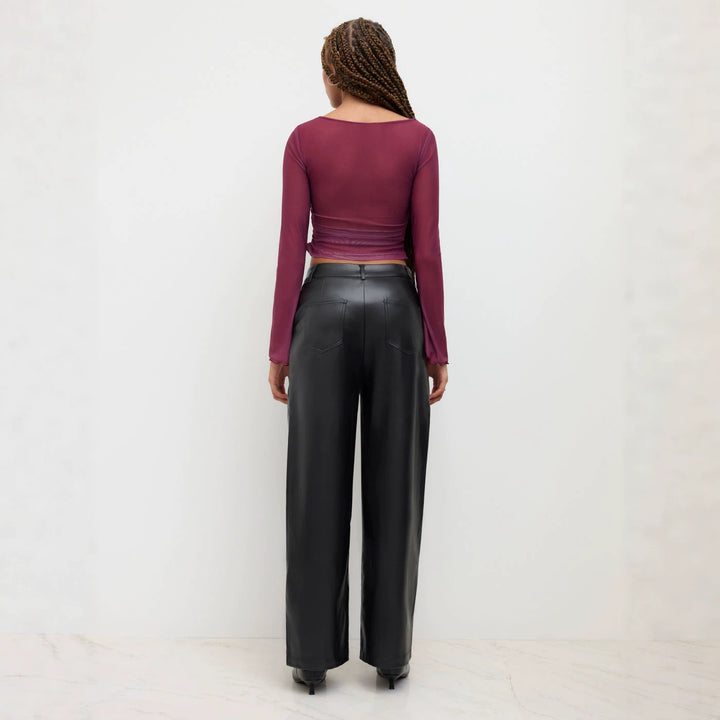 Damen Elegante Kunstlederhose Echo Archiv