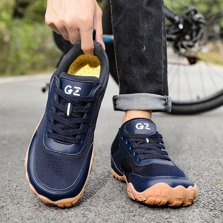 Herren leichte atmungsaktive Trail-Sneaker mit robuster Gummiprofilsohle Echoarchiv
